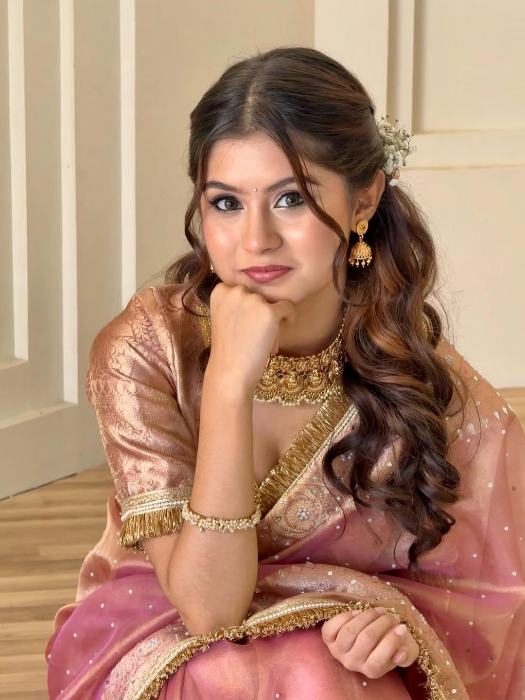 Golden Aura Saree