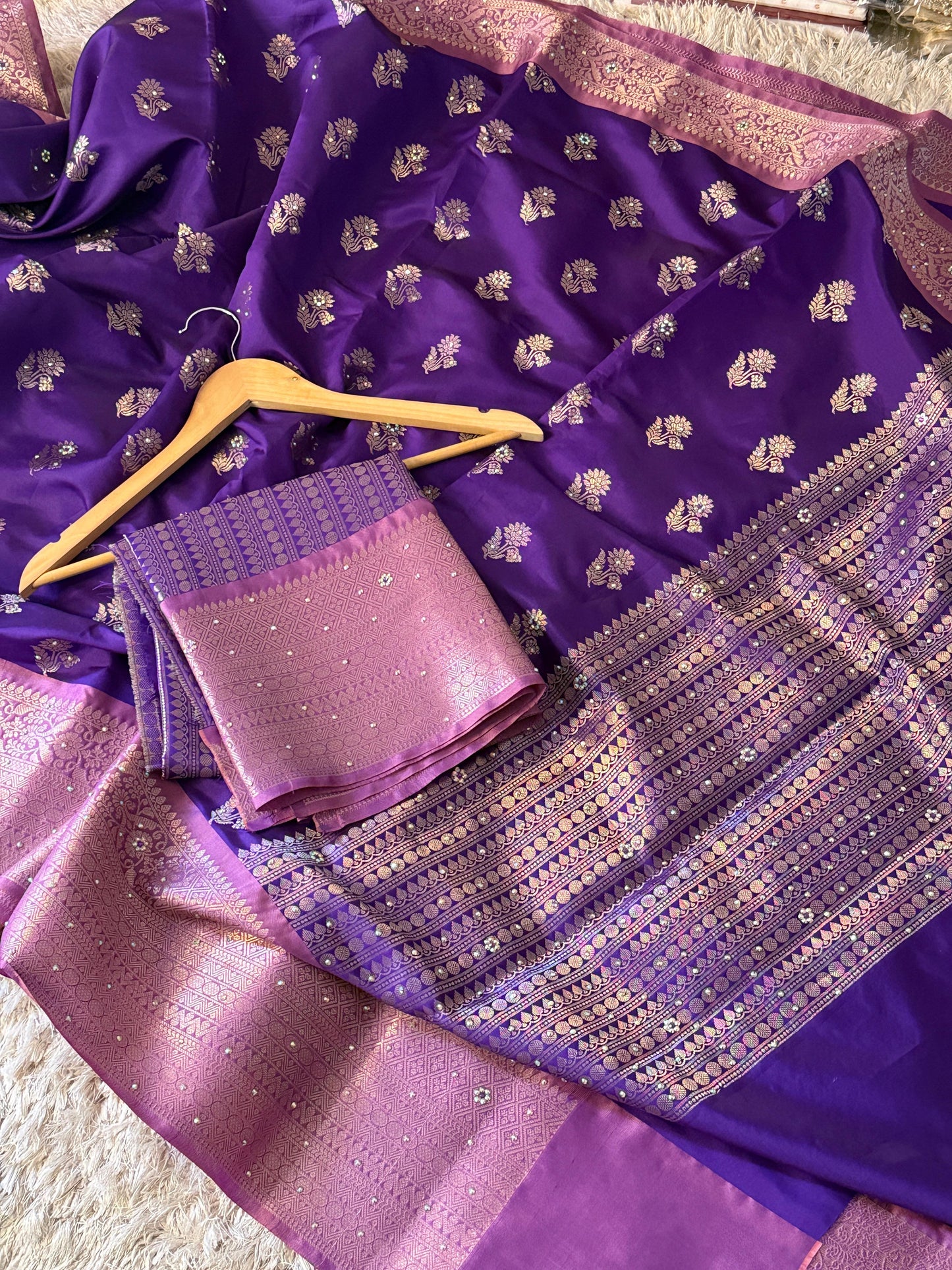 Mystic Lavender Saree