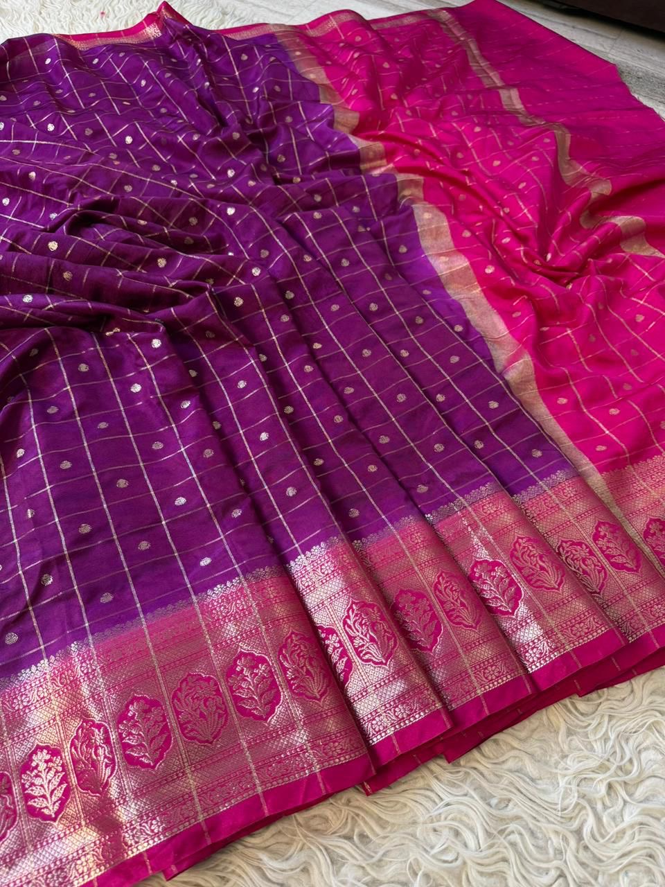 Rani Neelam Saree