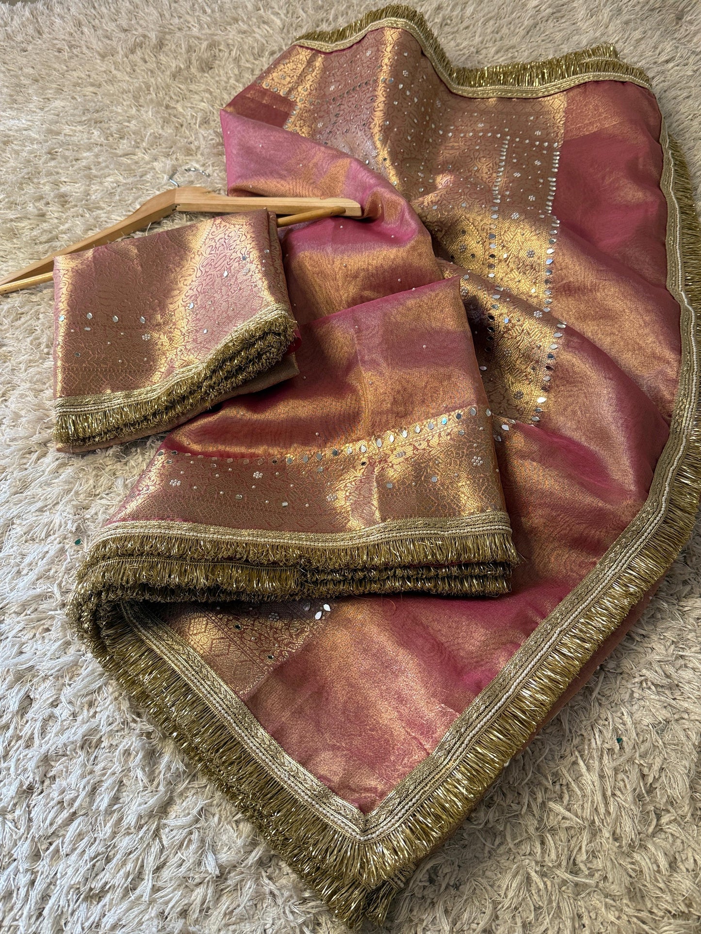 Golden Aura Saree