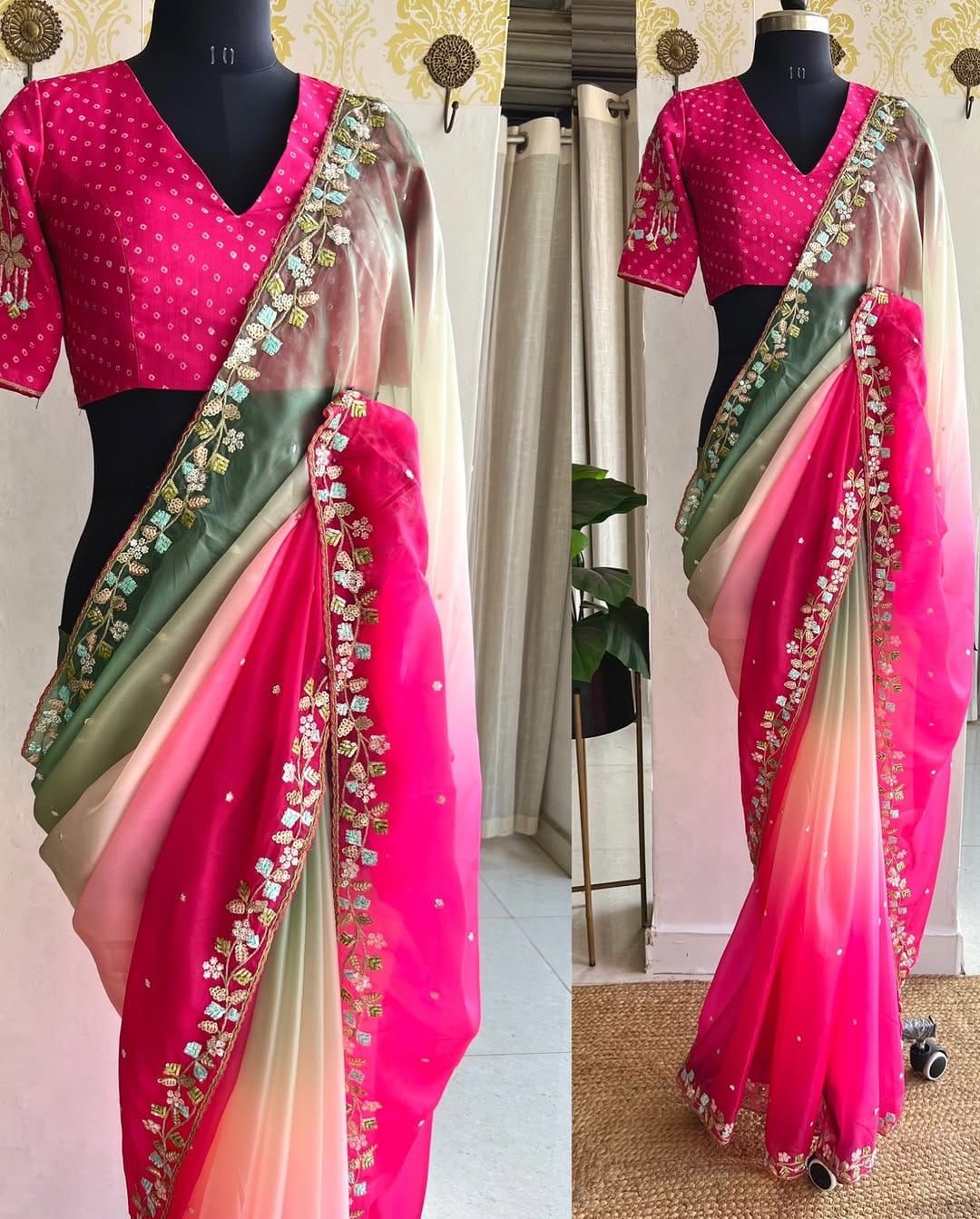 Pankhuri Shahi Saree