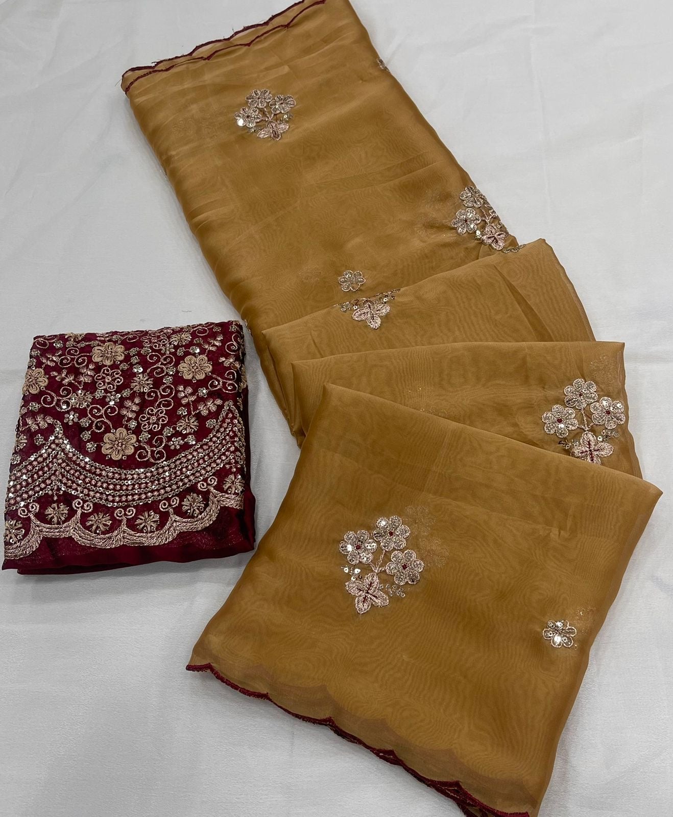 Golden Aura Saree