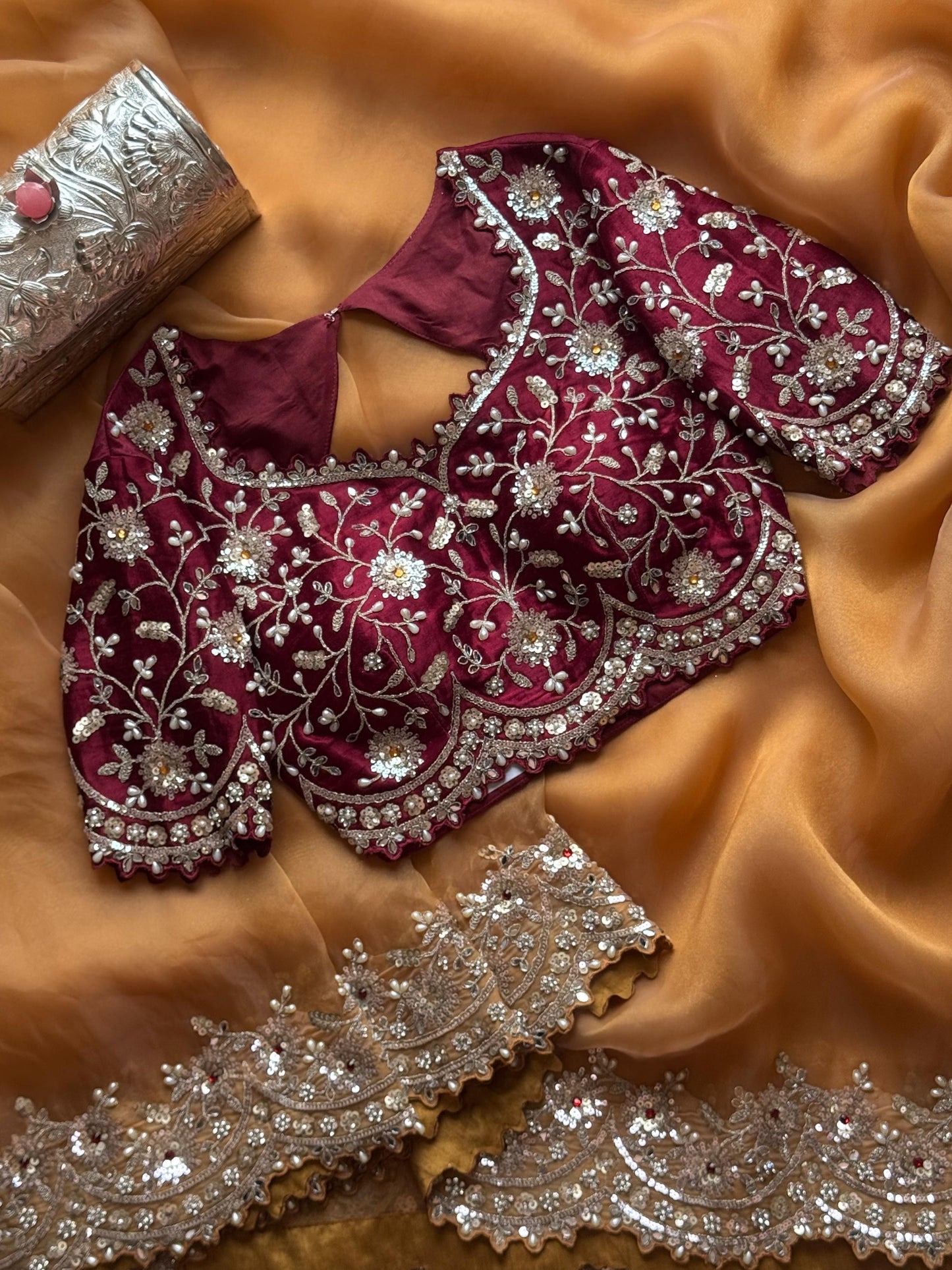 Sunehri Vatika Saree