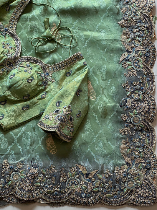 Floral Raga Saree