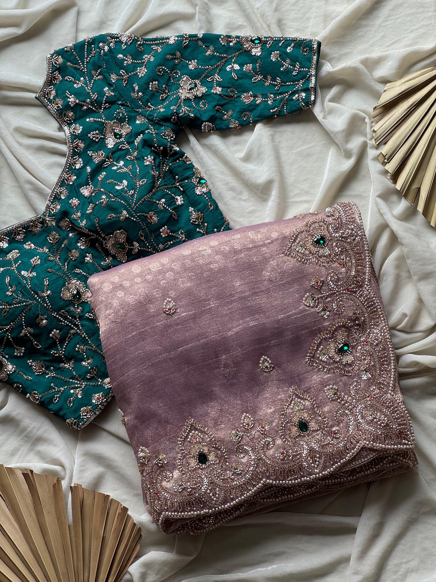 Surkh Saaj Saree