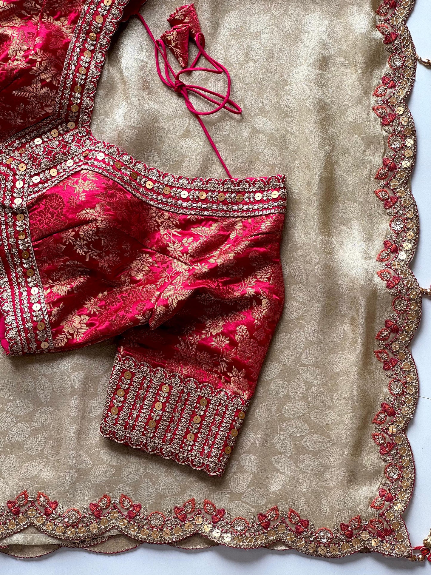 Sunehri Sindoor Saree