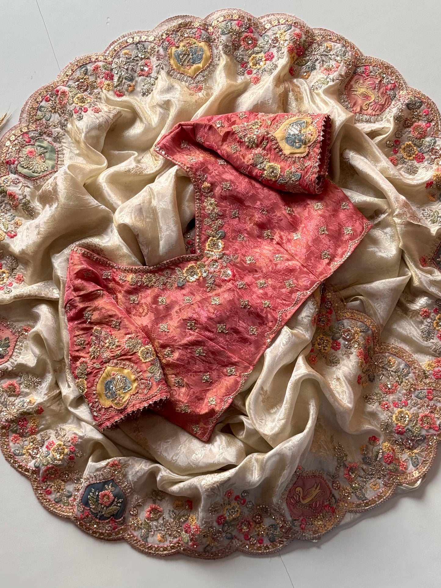 Rosy Petal Saree
