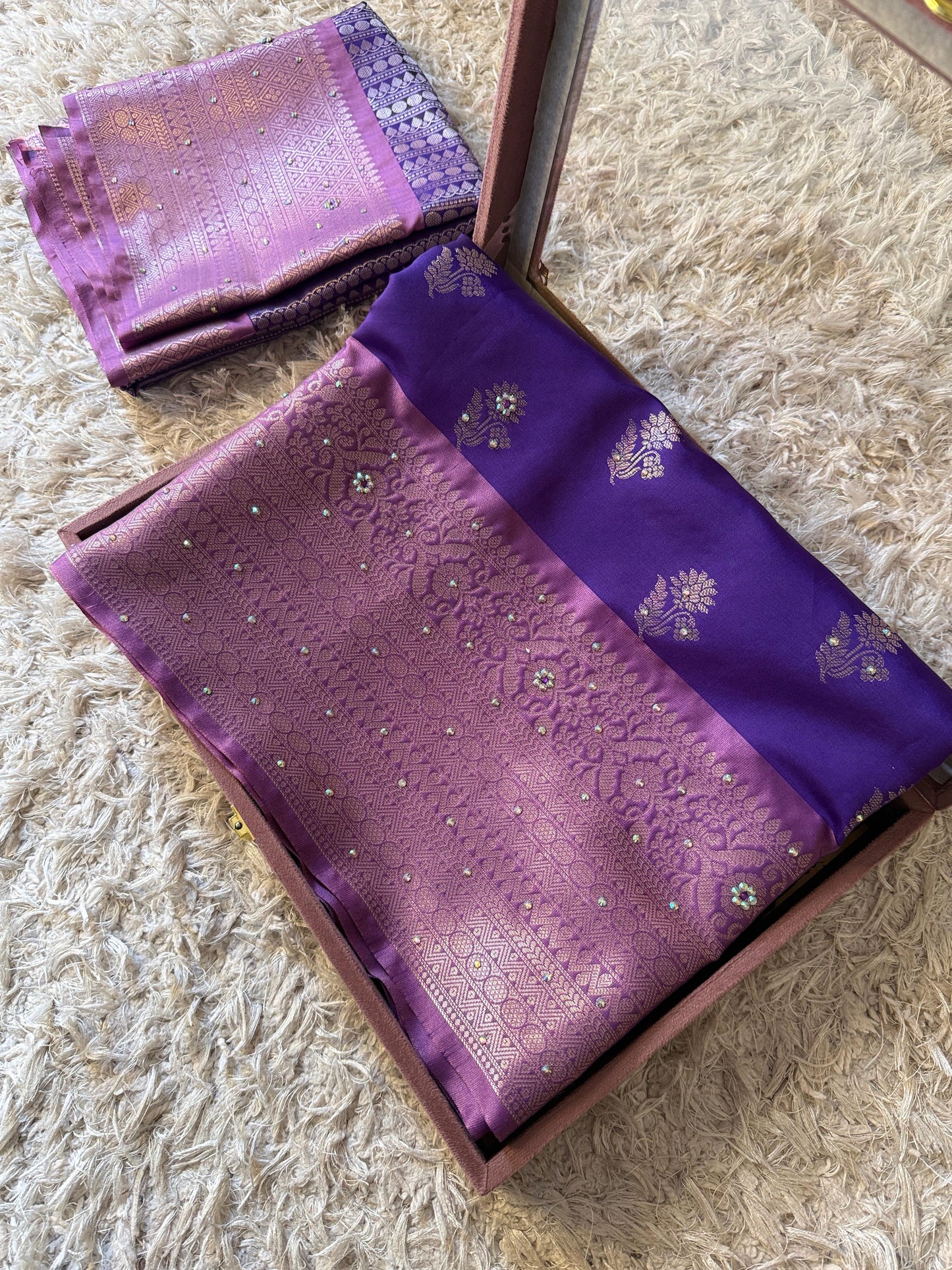 Mystic Lavender Saree