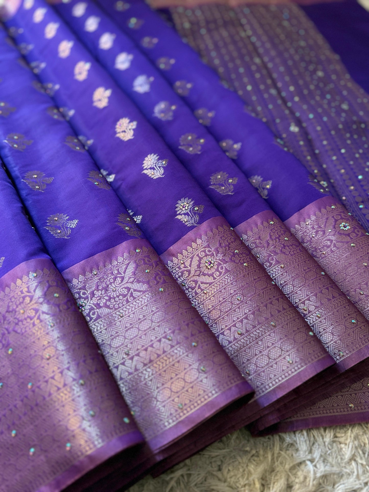 Mystic Lavender Saree