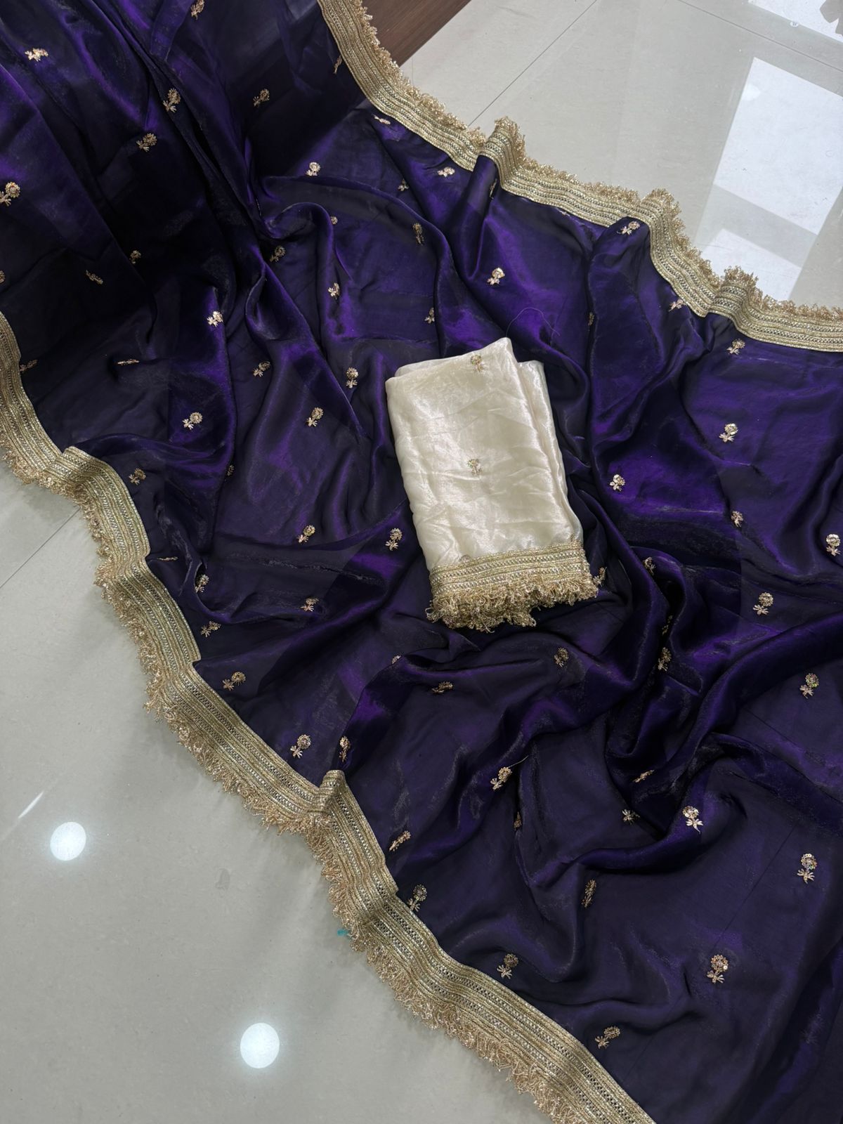 Regal Shimmer Saree