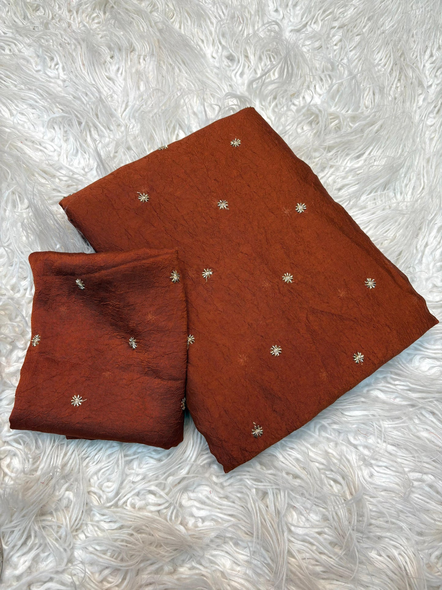 Stardust crush Saree