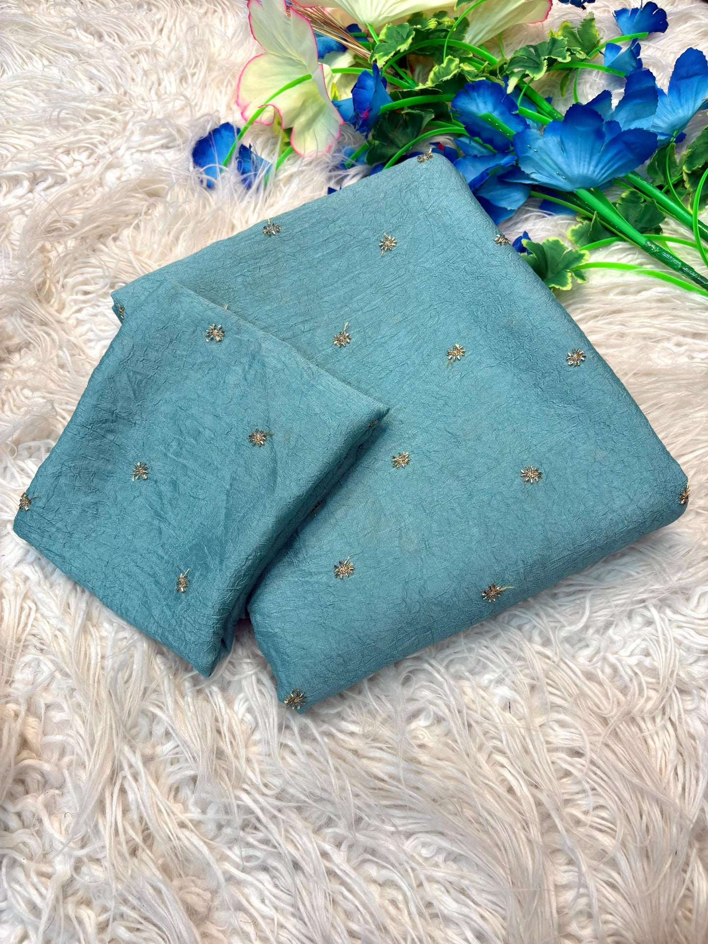 Stardust crush Saree