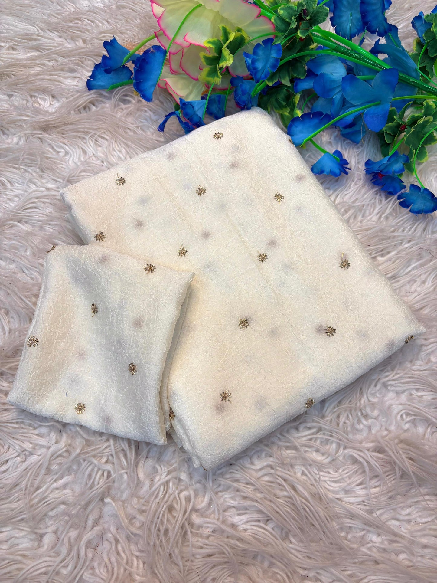 Stardust crush Saree