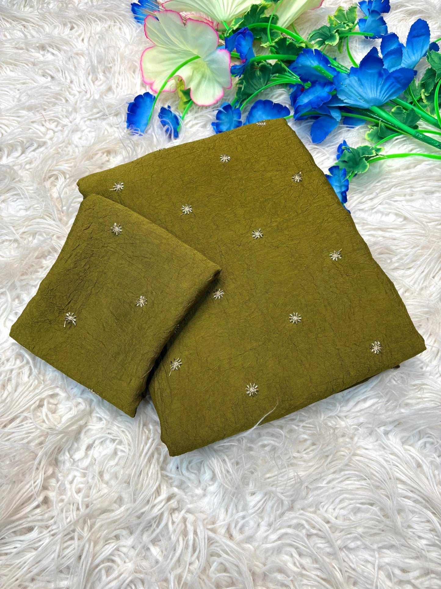 Stardust crush Saree